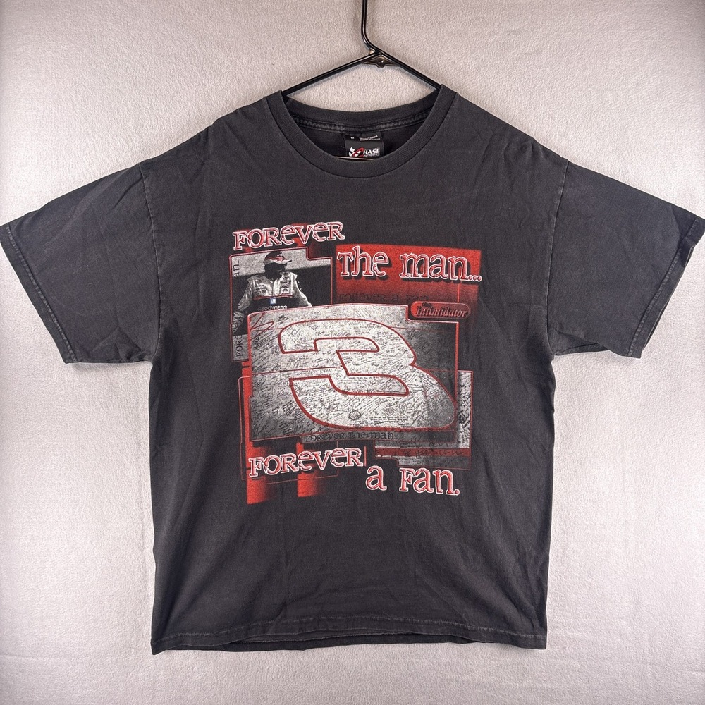 Vintage Dale Earnhardt Memorial T-Shirt Medium Forever The Man NASCAR